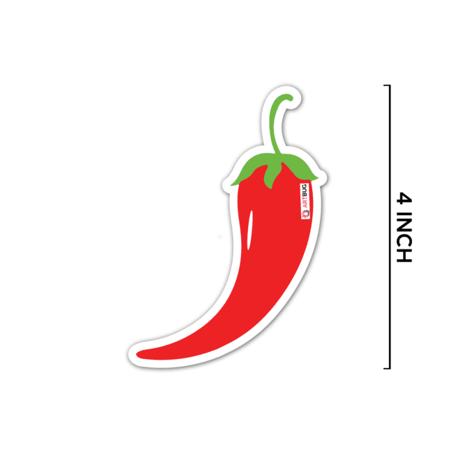Green Red Chillies and Omelette Fridge Magnets Combo - Image 4