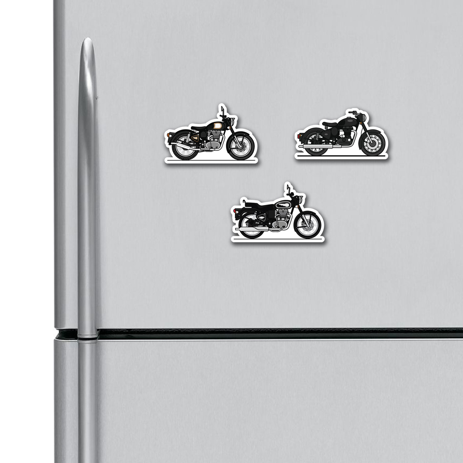 Bullet Bike Motorcycle Fridge Magnets Combo