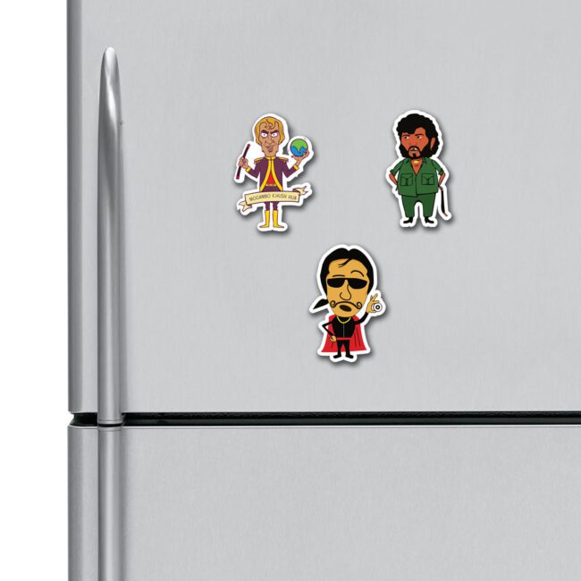 Mogambo Mr.Gogo Gabbar Fridge Magnets Combo