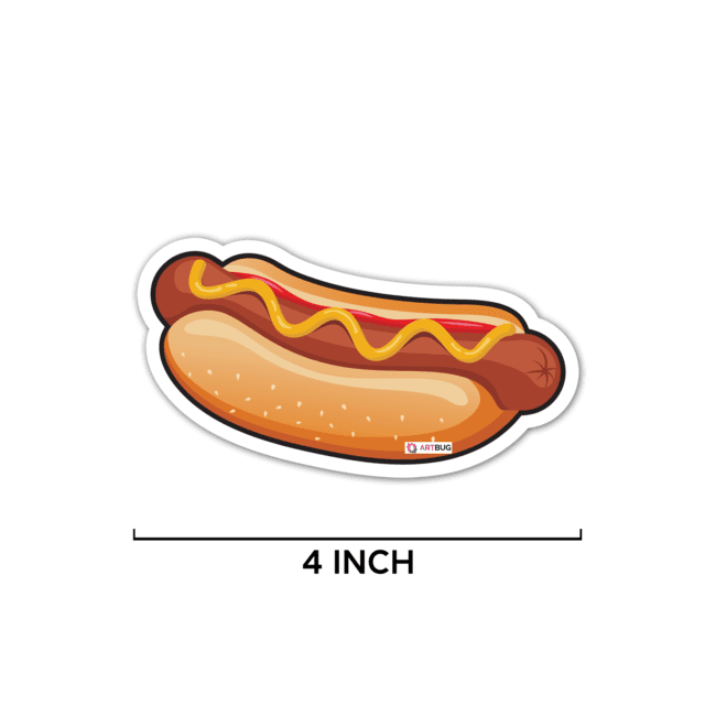 Chicken Beer Hot Dog Fridge Magnets Combo - Image 3