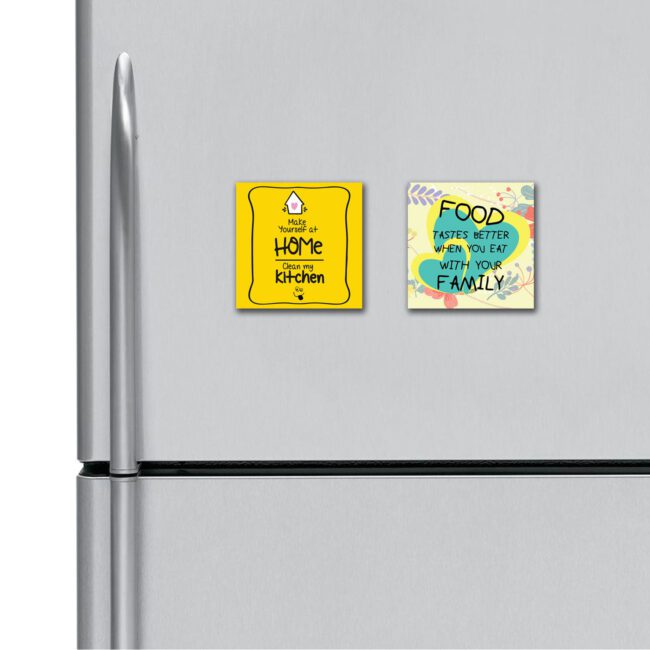 Make Yourself At Home Food Tastes Better Fridge Magnets Combo