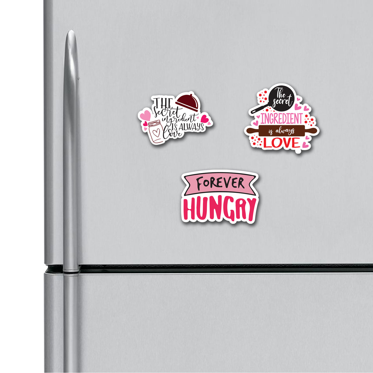 The Secret Ingredients Forever Hungry Fridge Magnets Combo