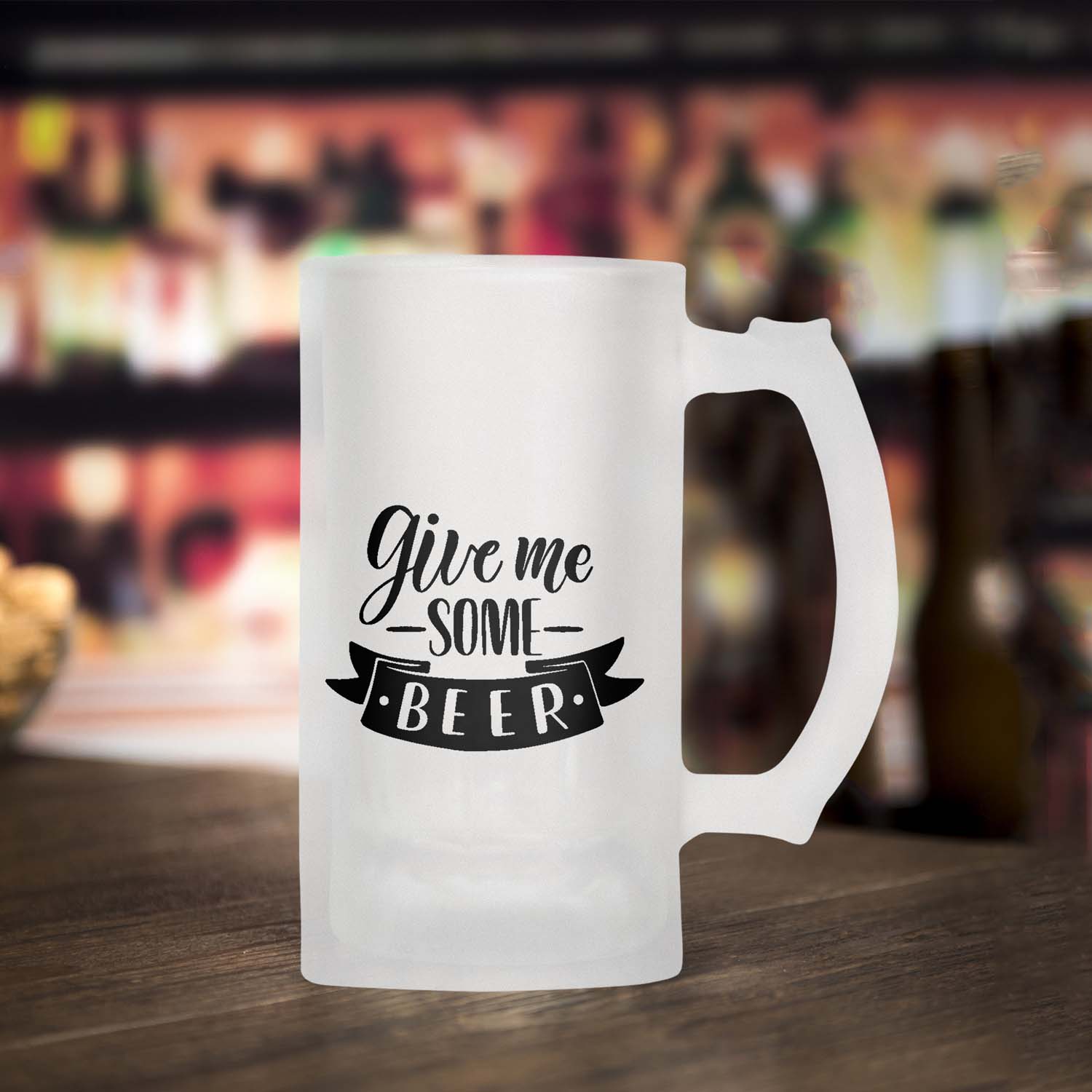 Give Me Some Beer Frosted Beer Mug