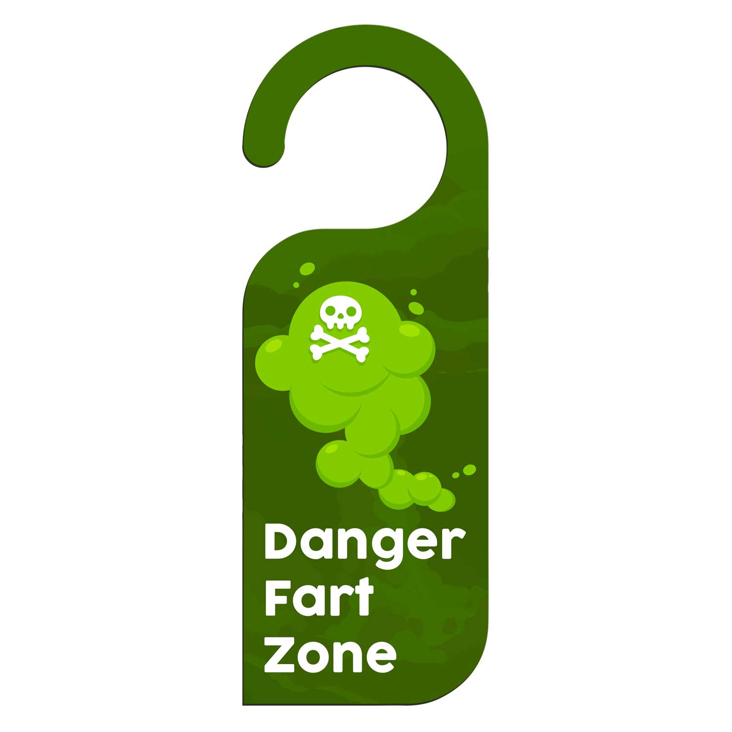 Danger Fart Zone Door Knob Hanger Door Tag Sign