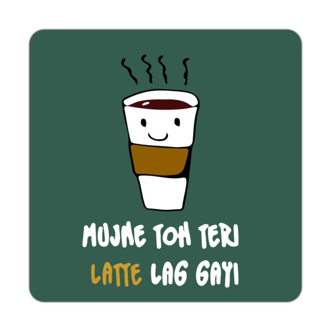 Tea Quotes Printed Table Coasters Set - Image 5