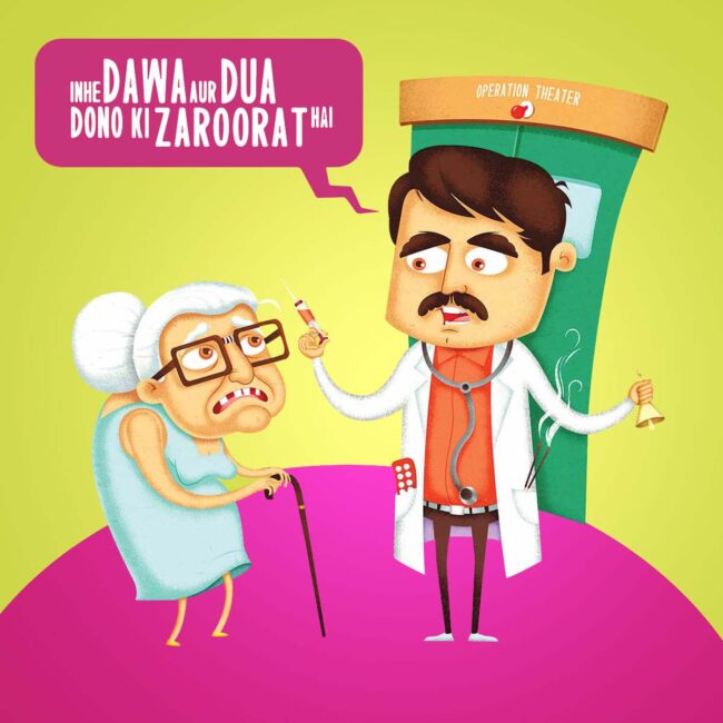 Bollywood Funny Dialogues / Quotes Table Coasters Set - Image 4