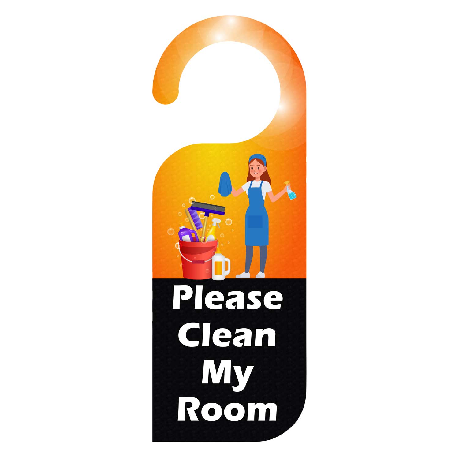 Please Clean My Room Door Knob Hanger Door Tag Sign