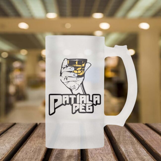 Patiala Peg  Frosted Beer Mug