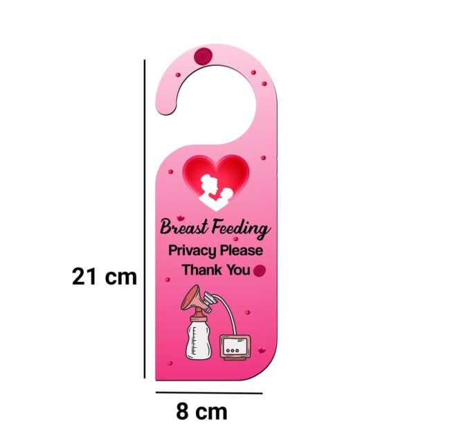 Breast Feeding Privacy Please Thank You !  Knob Hanger Door Tag Sign - Image 3