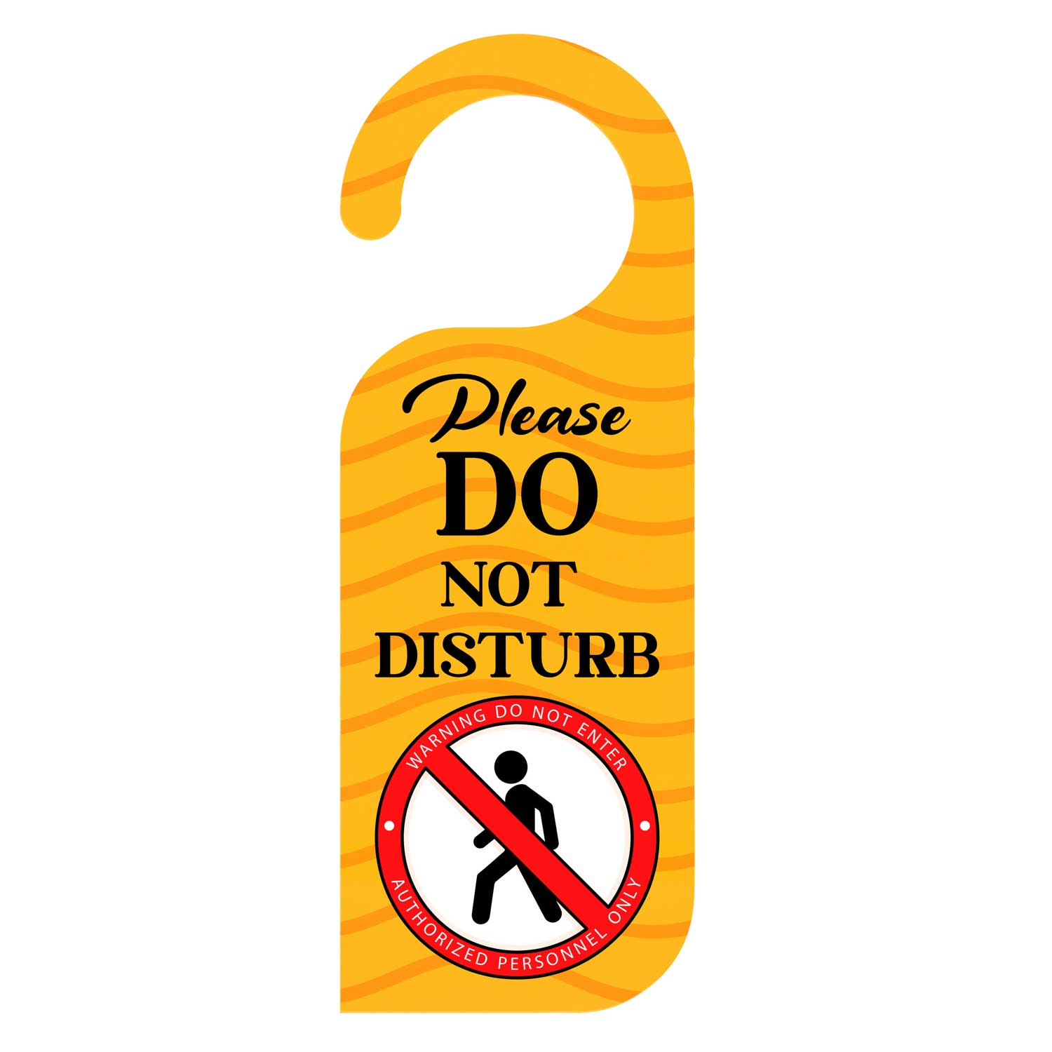 Please Do Not Disturb ! Knob Hanger Door Tag Sign