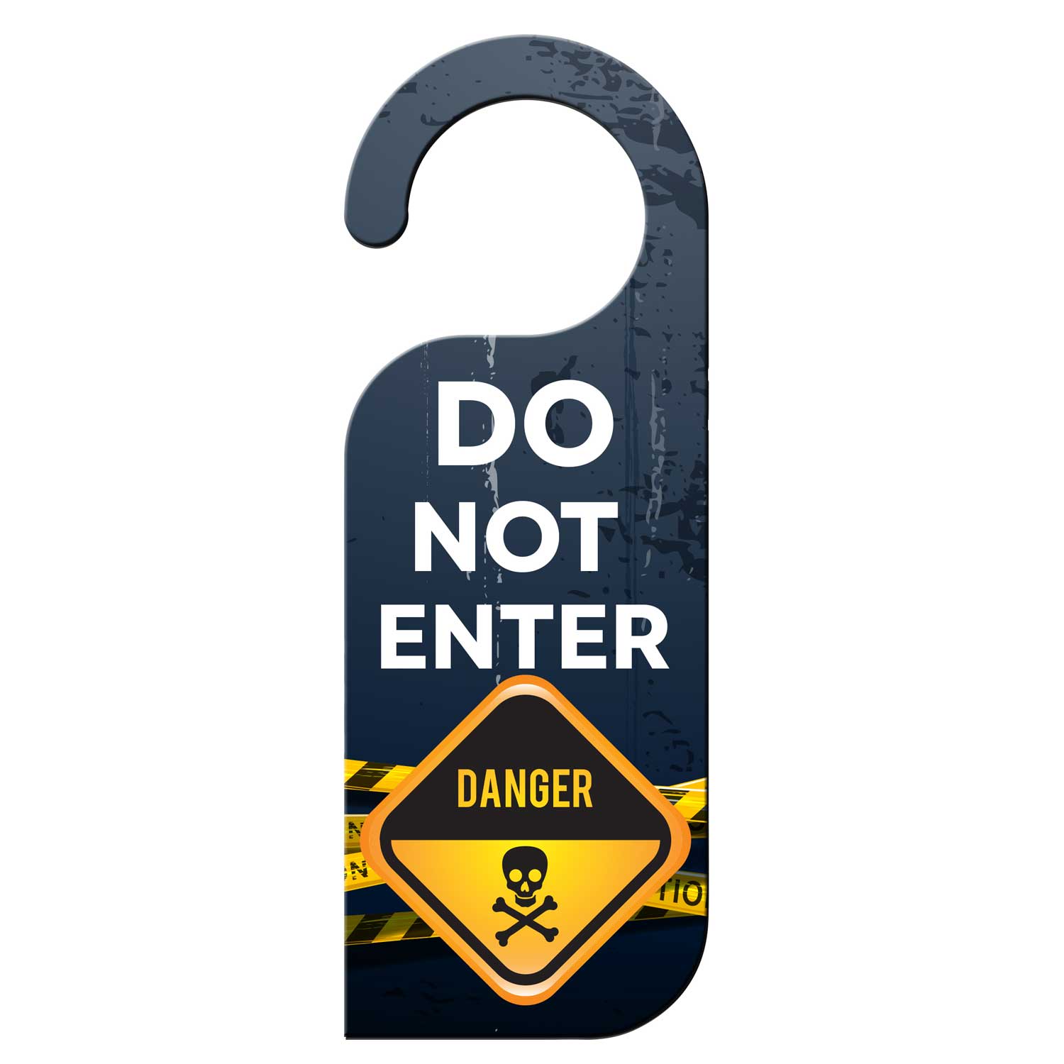 Do Not Enter Danger Knob Hanger Door Tag Sign