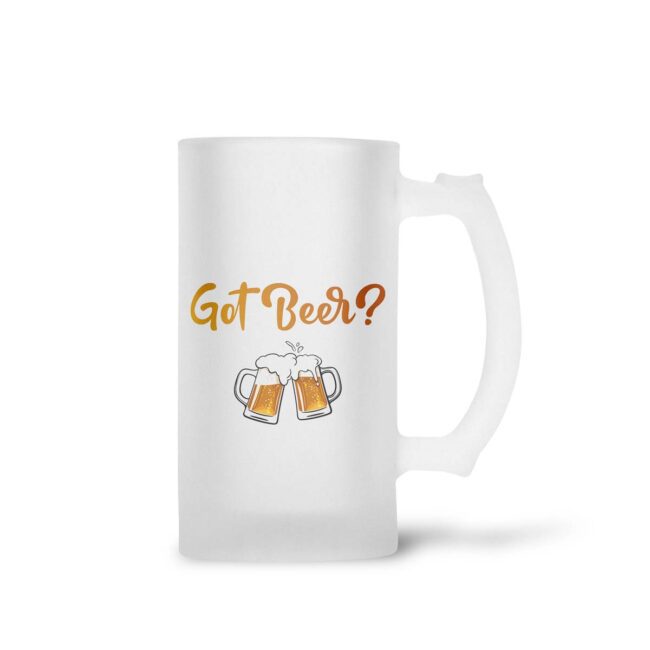Got Beer? Frosted Beer Mug - Image 2