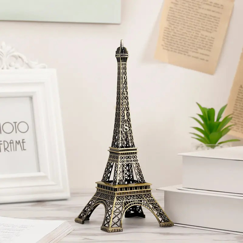 Large Eiffel Tower Replica / Souvenir, Metal Antique Finish – 1 Foot