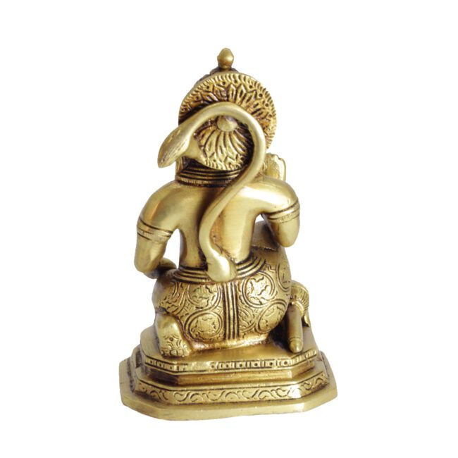 Pure Brass Handacrafted Lord Hanuman- 13 cm - Image 4