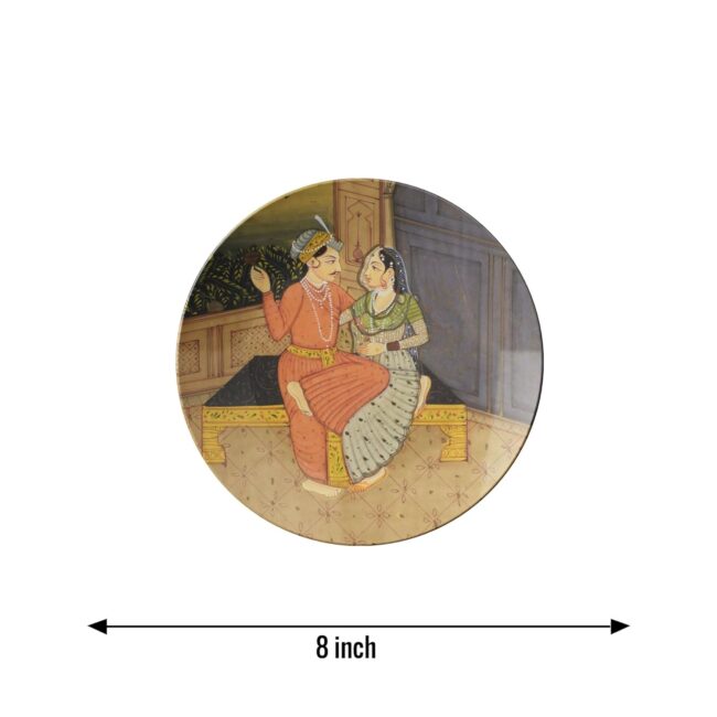 The Art of Seduction Decorative Ceramic Wall Plates Set of 3. - Image 3
