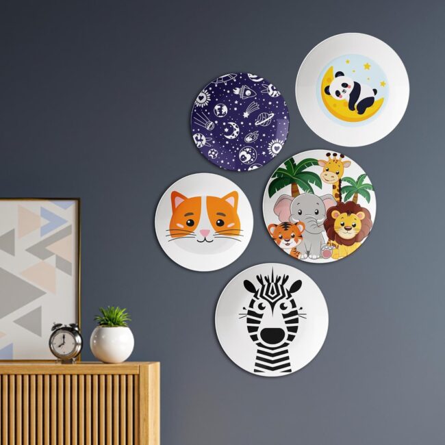 To the Moon and Back with Animals | Home Decoration | Living Room Wall Decoration | Décor Items | Gift Items (Set of 5) - Image 7