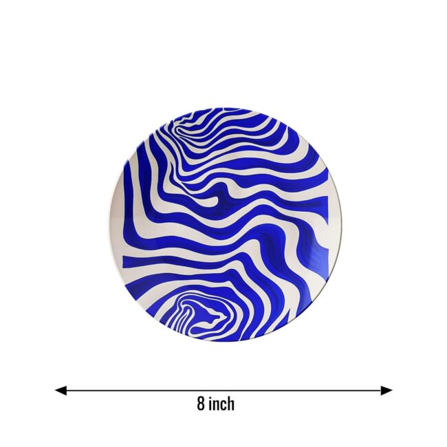 Nature's Symphony Decorative Ceramic Wall Plates Set of 3. - Image 3