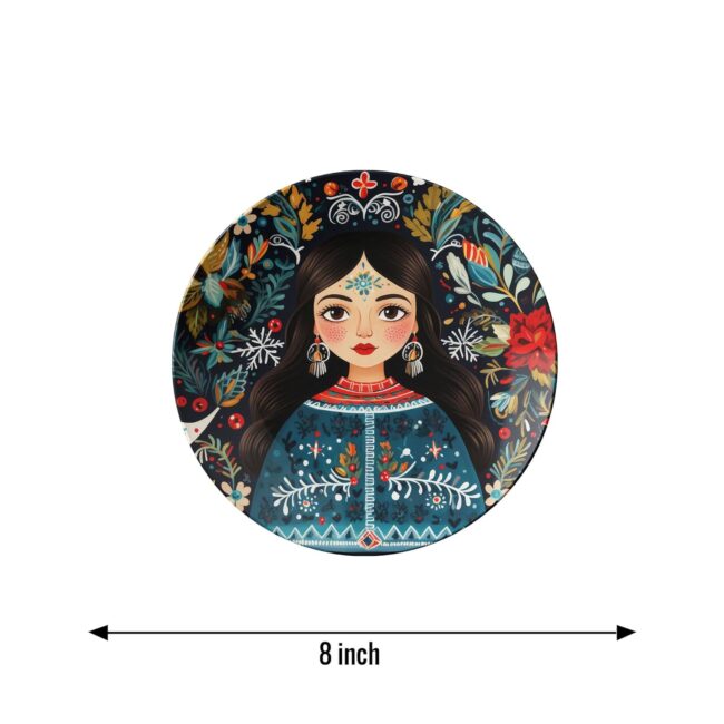 Whimsical Wonders Decorative Ceramic Wall Plates Set of 3. - Image 4