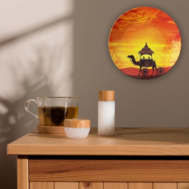 Birds and Camels | Home Decoration | Living Room Wall Decoration | Décor Items | Gift Items (Set of 5) - Image 3