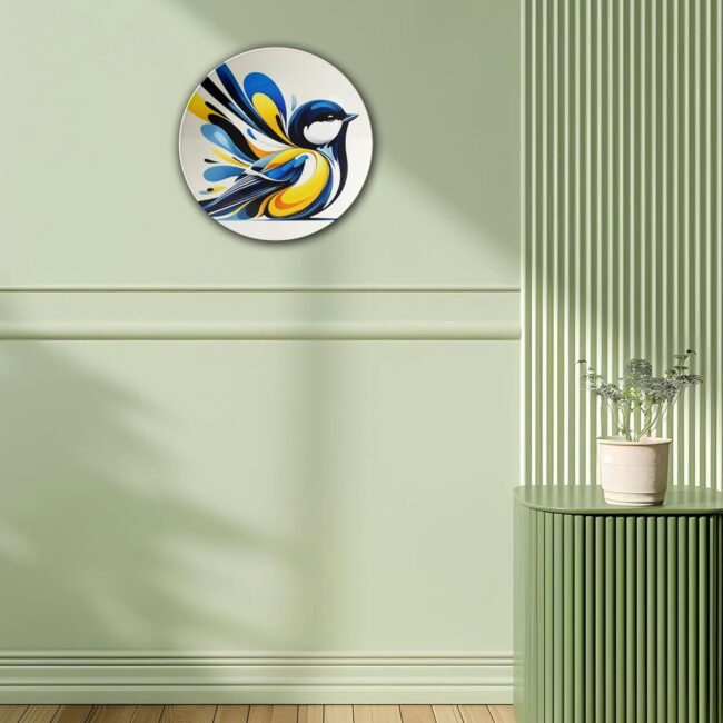 Parrots, Swans, and Peacocks | Home Decoration | Living Room Wall Decoration | Décor Items | Gift Items (Set of 5) - Image 6