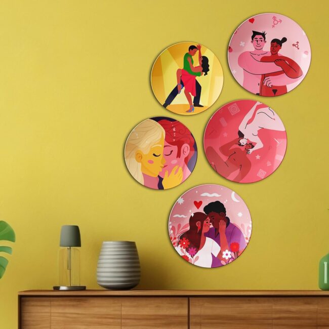 Cozy Moments | Home Decoration | Living Room Wall Decoration | Décor Items | Gift Items (Set of 5) - Image 7