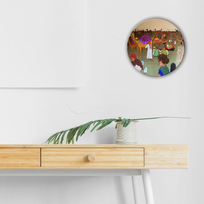 My Indian Journey | Home Decoration | Living Room Wall Decoration | Décor Items | Gift Items (Set of 5) - Image 6