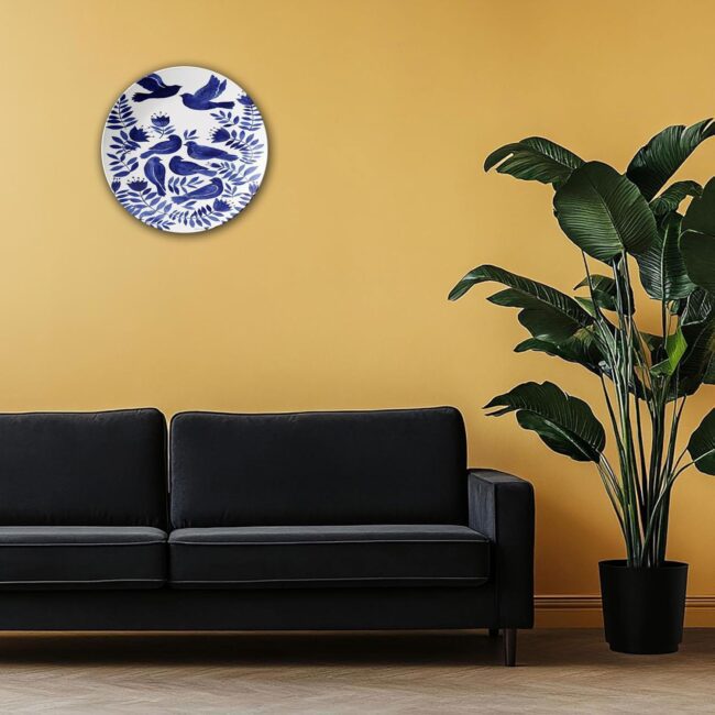 Mandala and Paisley Blues | Home Decoration | Living Room Wall Decoration | Décor Items | Gift Items (Set of 5) - Image 7