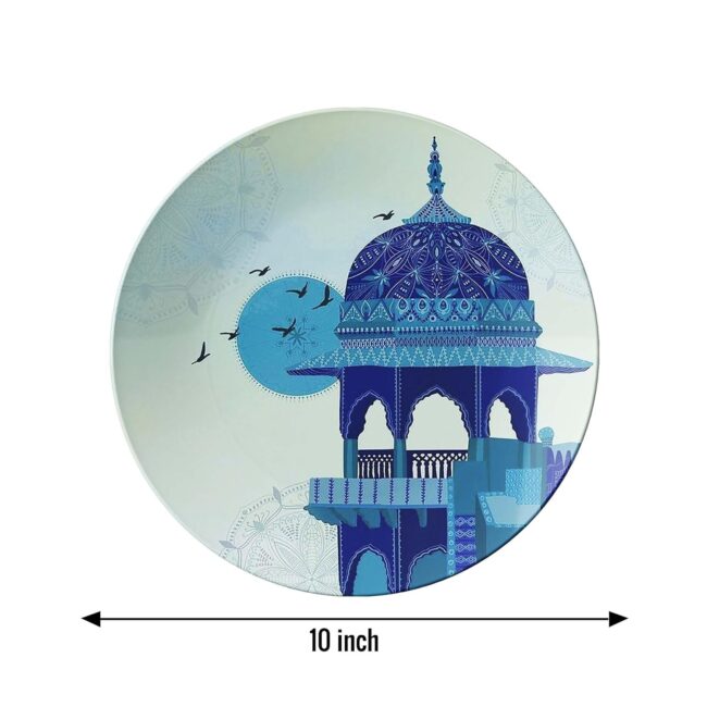 Architectural and Natural Elegance, Set of 3 Decorative Ceramic Wall Plates, Combo No -69 - Image 6