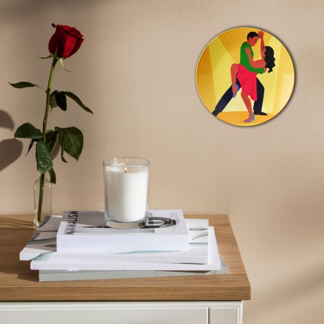 Kisses and Embraces | Home Decoration | Living Room Wall Decoration | Décor Items | Gift Items (Set of 5) - Image 5