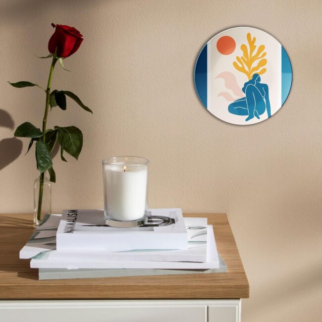 Sun and Silhouettes in Matisse | Home Decoration | Living Room Wall Decoration | Décor Items | Gift Items (Set of 5) - Image 6