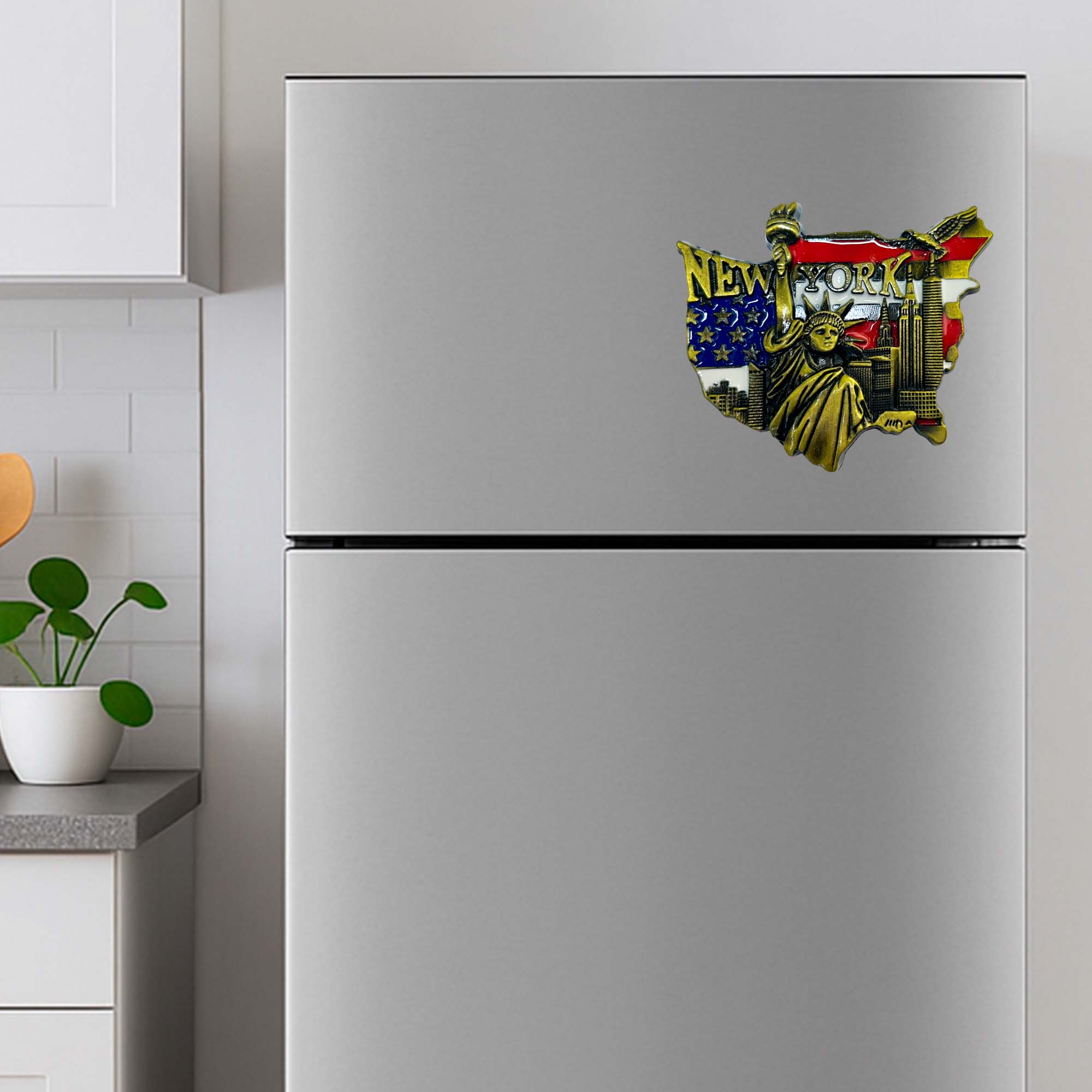 3D New York Fridge Magnet