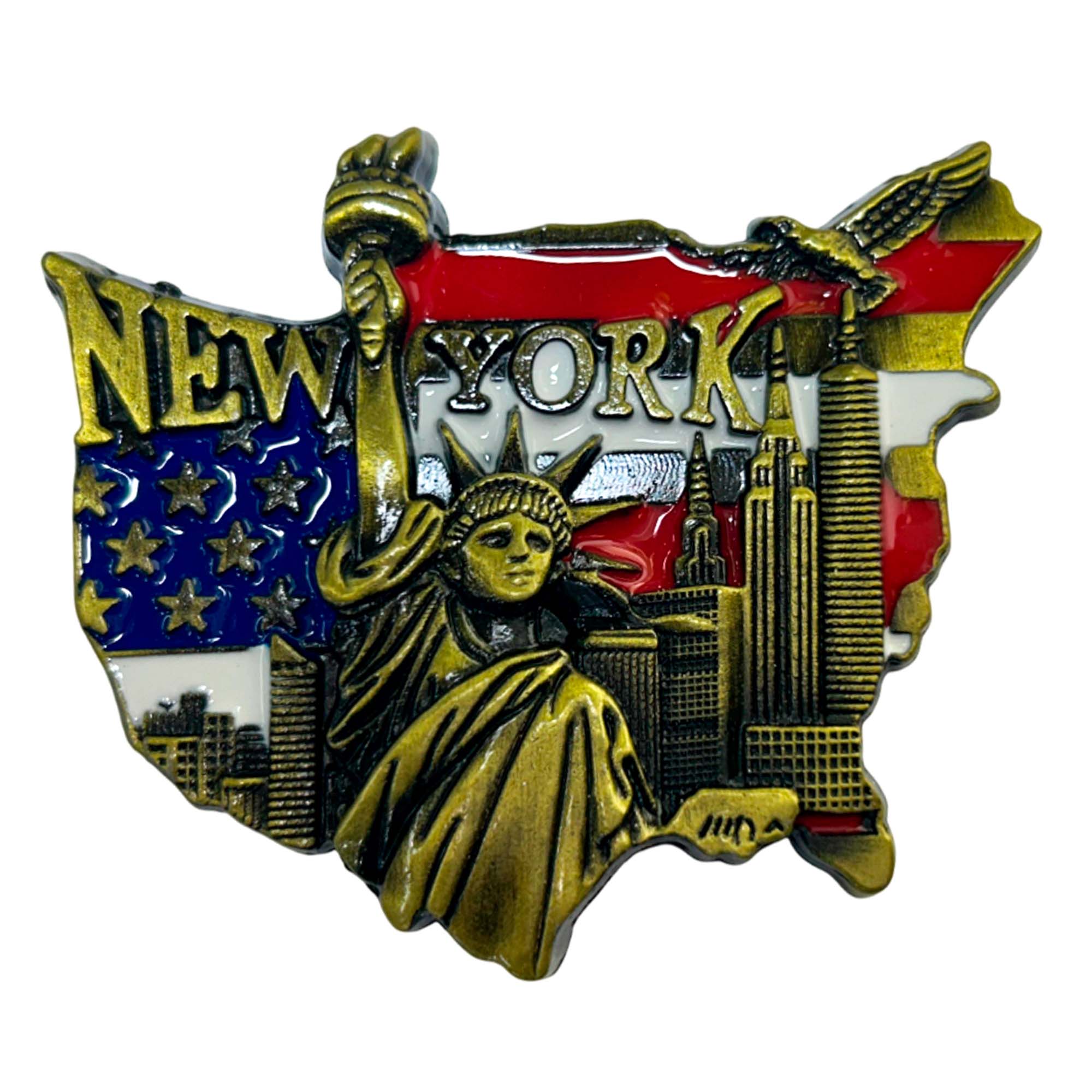 3D New York Fridge Magnet - Image 2