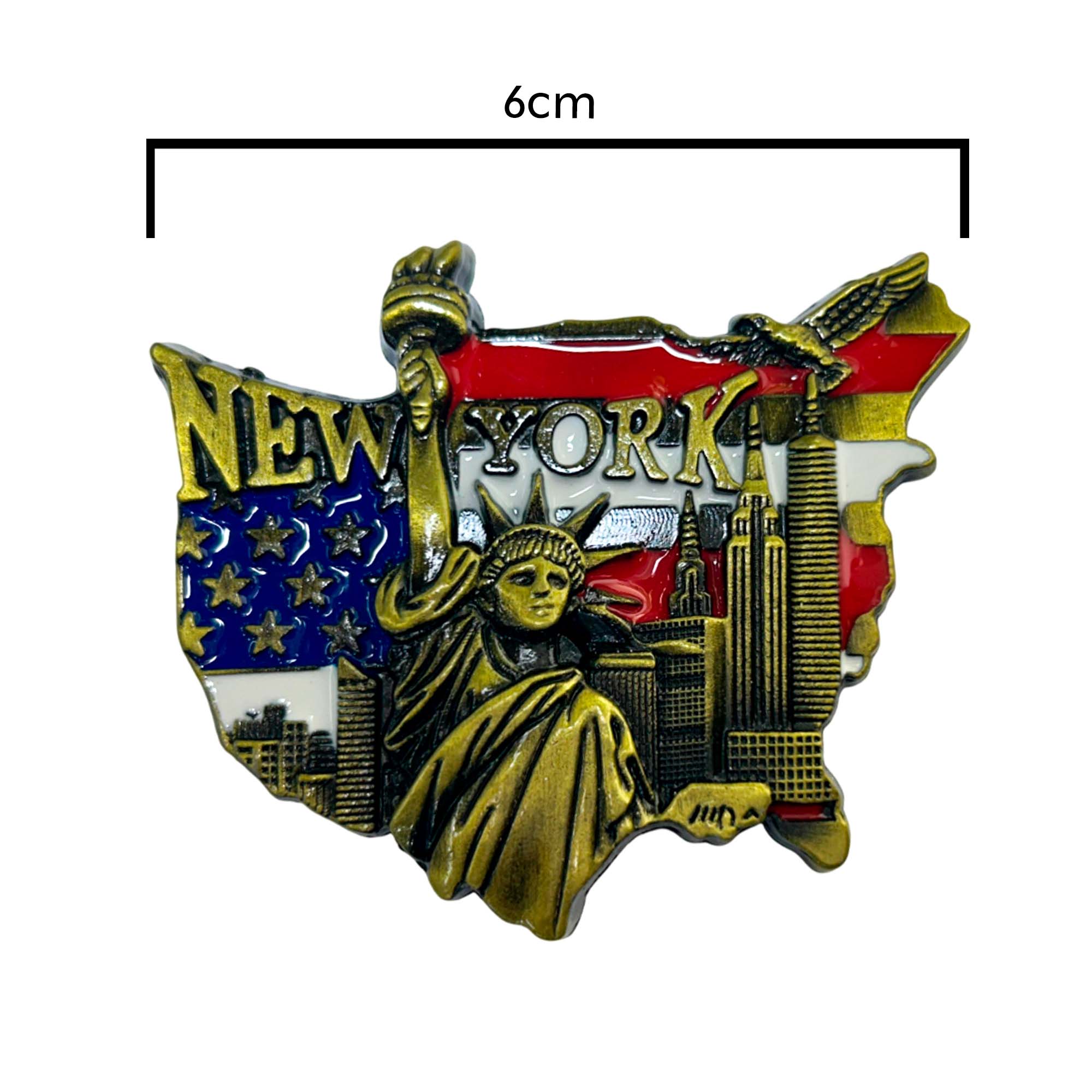 3D New York Fridge Magnet - Image 3